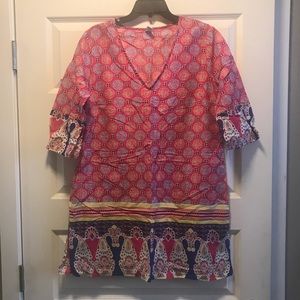 Colorful Print Tunic